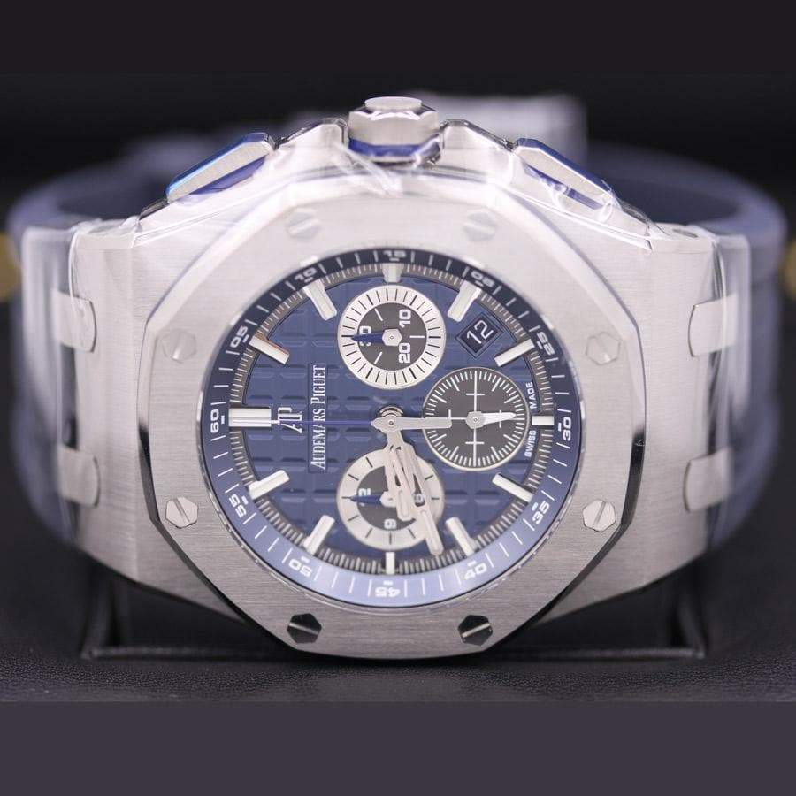 Blue Silver OFFs - Blue Rubber - Automatic - 43mm