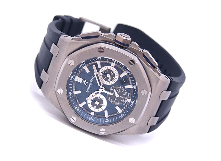 Blue Silver OFFs - Blue Rubber - Automatic - 43mm